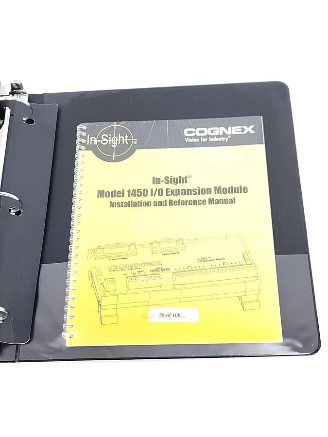 Used COGNEX 206-6229-240, 206-6364-252 IN-SIGHT SOFTWARE W/ MANUAL AND CASE