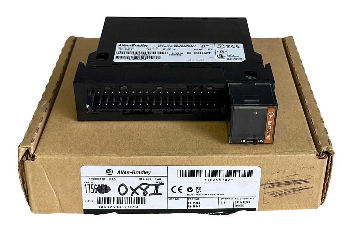 NEW ALLEN BRADLEY 1756-OX8I /A ControlLogix 8-PT RELAY ISO OUTPUT AC 1756OX8I