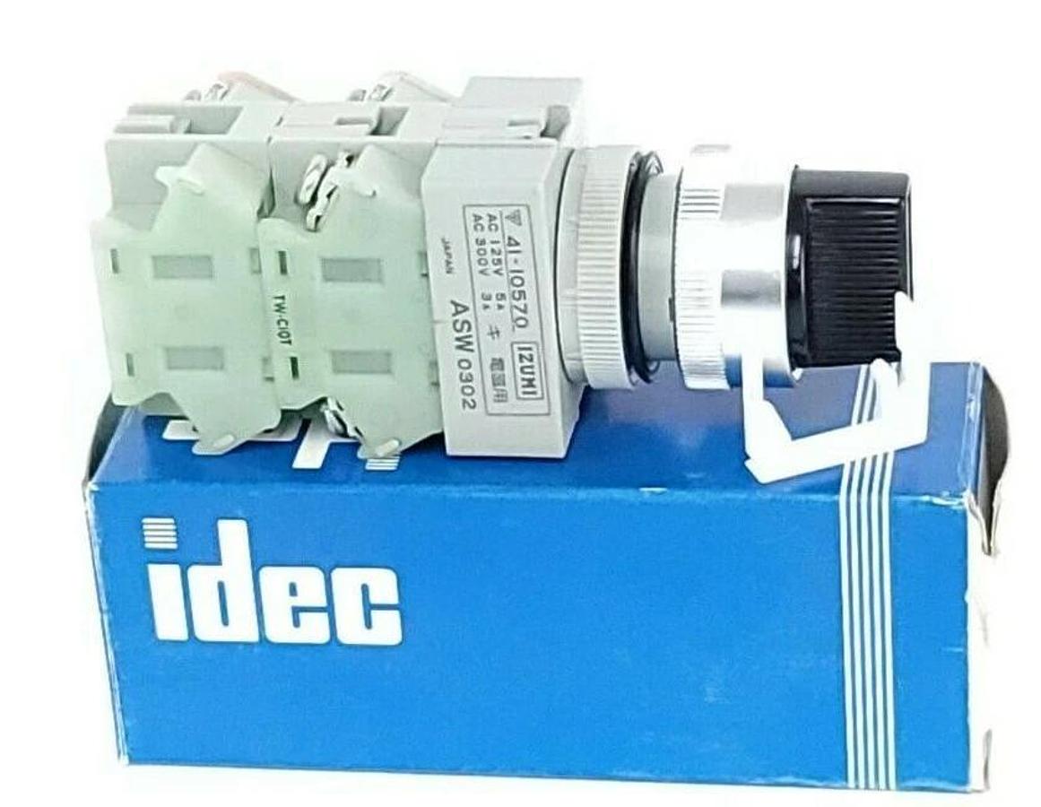 Used NIB IDEC ASW33S243 CONTROL UNIT SELECTOR SWITCH