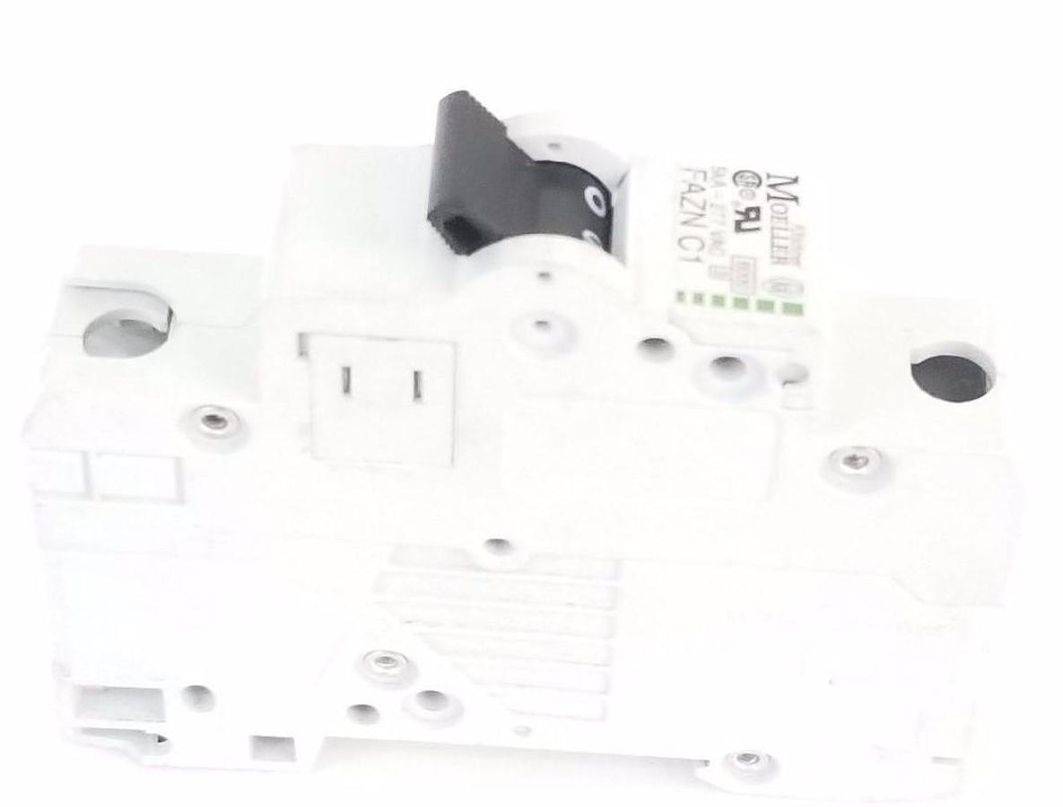 Used NEW KLOCKNER MOLLER FAZNC1 CIRCUIT BREAKER FAZN-C1, 1AMP 1POLE 277VAC 5KA
