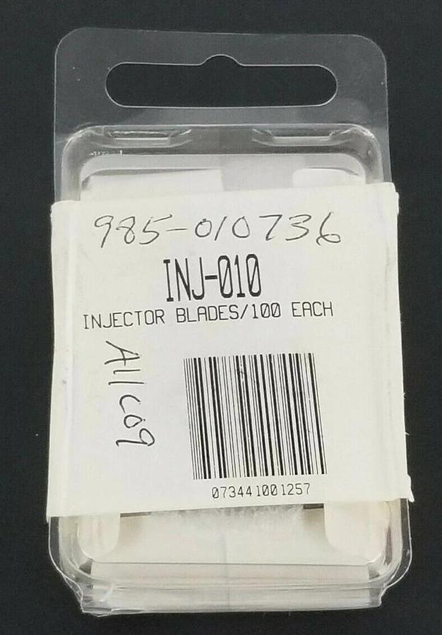 Used NEW PACIFIC HANDY CUTTER INJ-010 INJECTOR BLADES (QTY: 100) INJ010