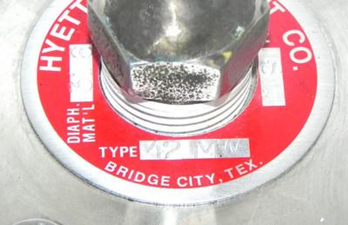 Used NEO-DYN 122P85CC6540 ADJUSTABLE PRESSURE SWITCH W/ HYETT 42MW PRESSURE DIAPHRAM