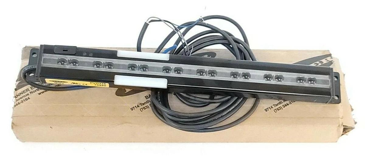 Used BANNER PVD225 PVD SERIES: PARTS VERIFICATION 225 MM 8 CHANNEL 70990 (IN BOX)