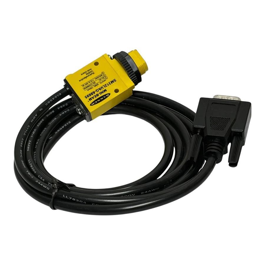 Banner Engineering SM312LVAG-68695 Mini-Beam Polarized Retroreflective Sensor