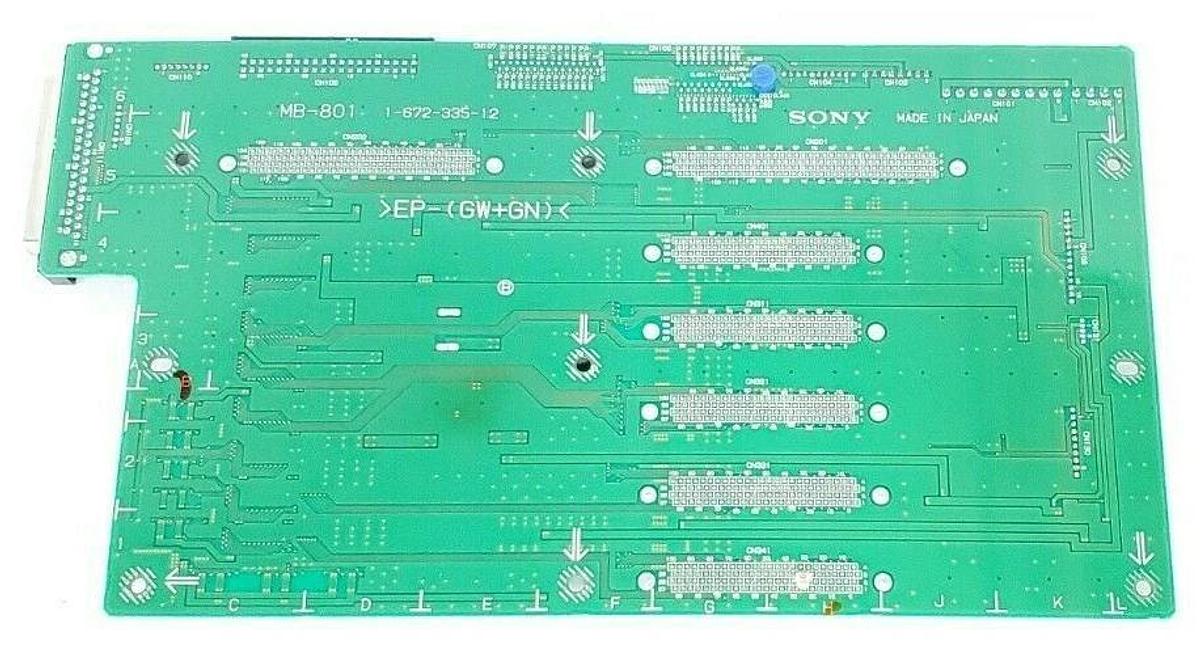 Used SONY MB-801 1-672-335-12 MOUNTED DIGITAL SURVEILLANCE CIRCUIT BOARD A-8320-899-A