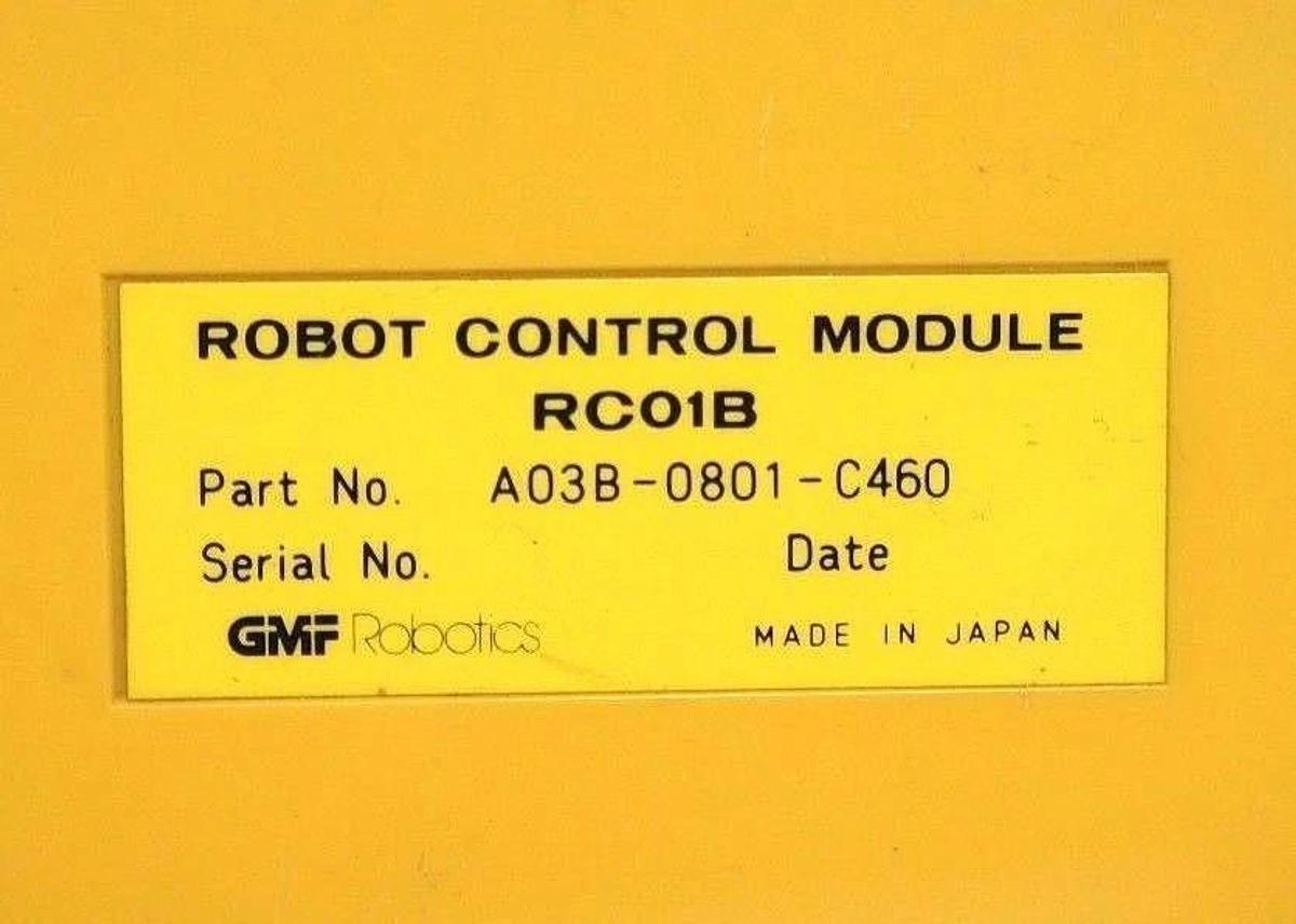 Used FANUC A03B-0801-C460 CONTROL MODULE RC01B, A03B0801C460 MISSING COVER