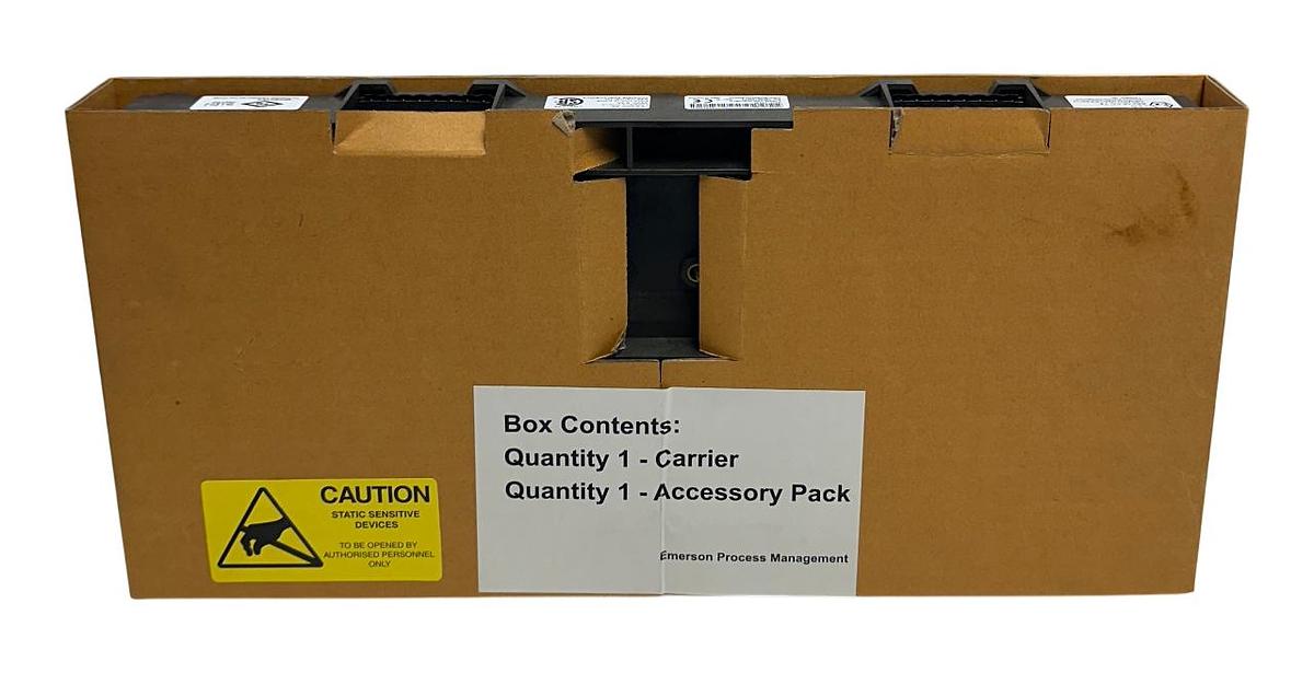 Used FISHER-ROSEMOUNT KJ4001X1-BE1 / 12P0818X072 8-WIDE CARRIER W/ SHIELD Rev. K NSMP
