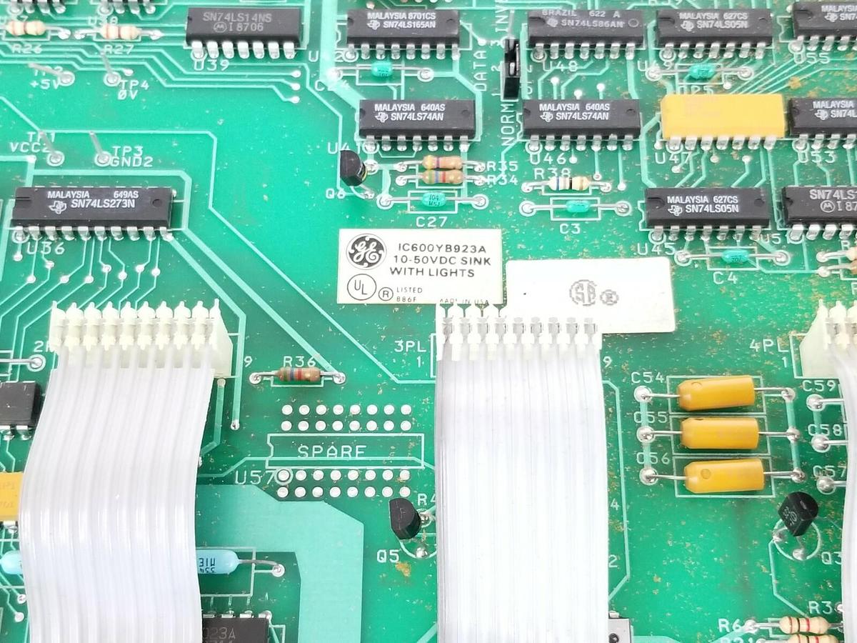 Used GE FANUC IC600YB923A, 10-50VDC SINK MODULE W/LIGHTS 44A717558-G01