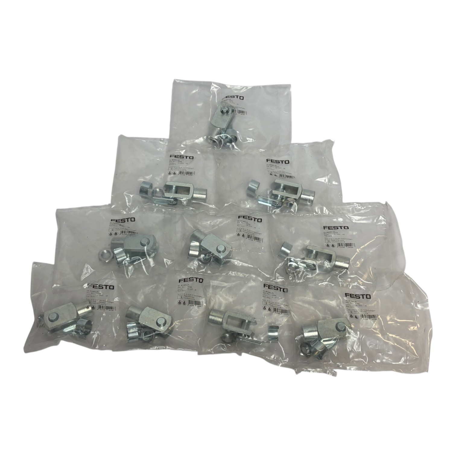 Festo SG-M10X1,25 Rod Clevis Mounting Foot Material 6144 Box of 10 - New Sealed