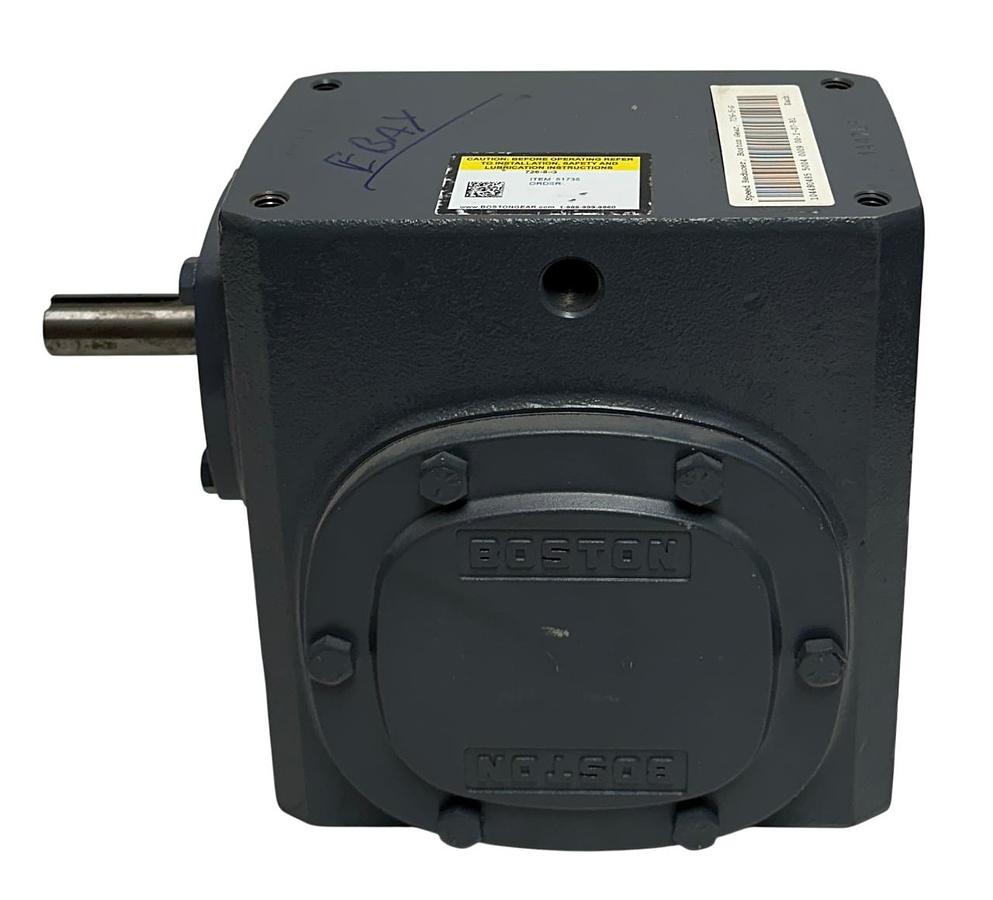 Used BOSTON GEAR 726-5-G / 51735 RIGHT ANGLE WORM GEAR SPEED REDUCER 5:1 RATIO NSNP