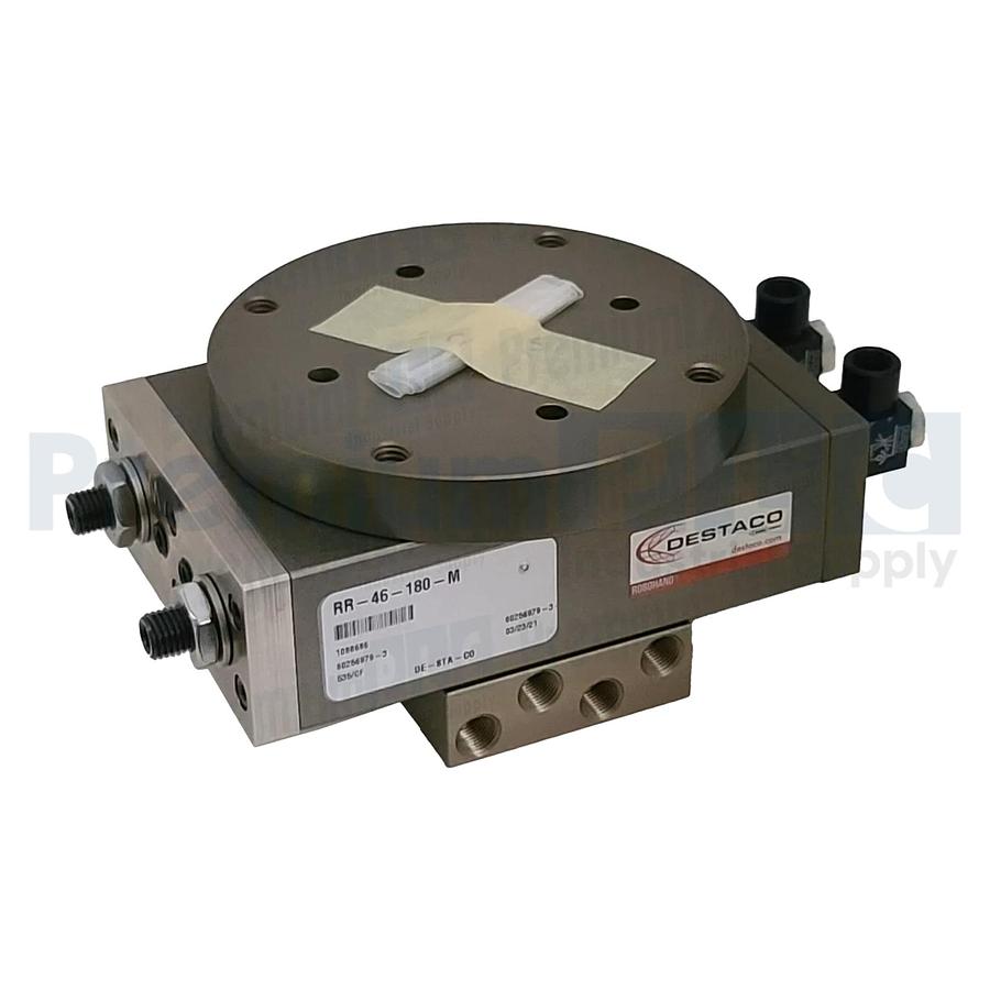 Used NEW DESTACO ROBOHAND RR-46-180-M MEDIUM DUTY FLANGE OUTPUT ROTARY ACTUATOR NSNP