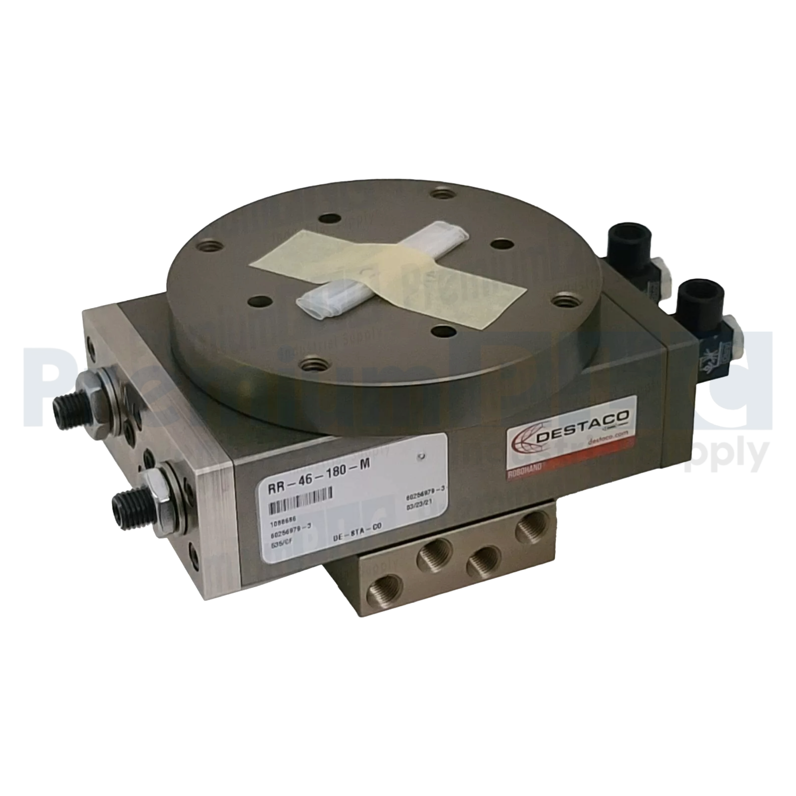 Used NEW DESTACO ROBOHAND RR-46-180-M MEDIUM DUTY FLANGE OUTPUT ROTARY ACTUATOR NSNP