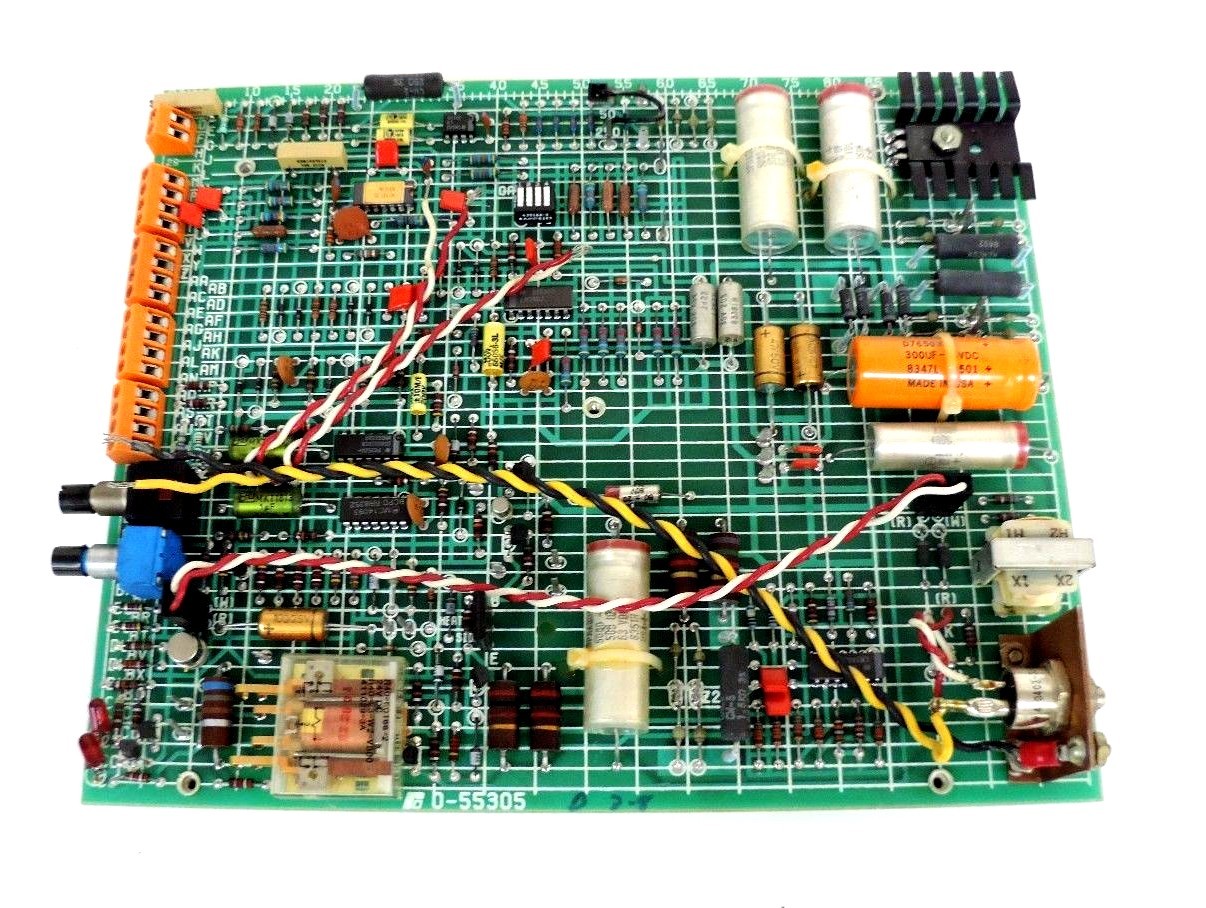 Used RELIANCE ELECTRIC 0-55305 STATIC TRIP PC BOARD 055305