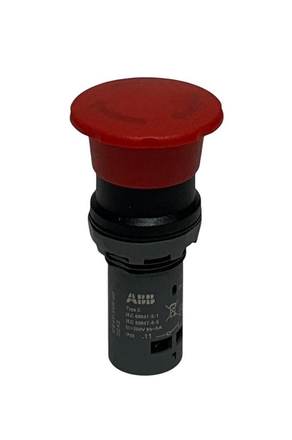 Used ABB CE4T-10R-02 / CE4T10R02 EMERGENCY STOP SWITCH TYPE C 300V 5A IP20 NSNP