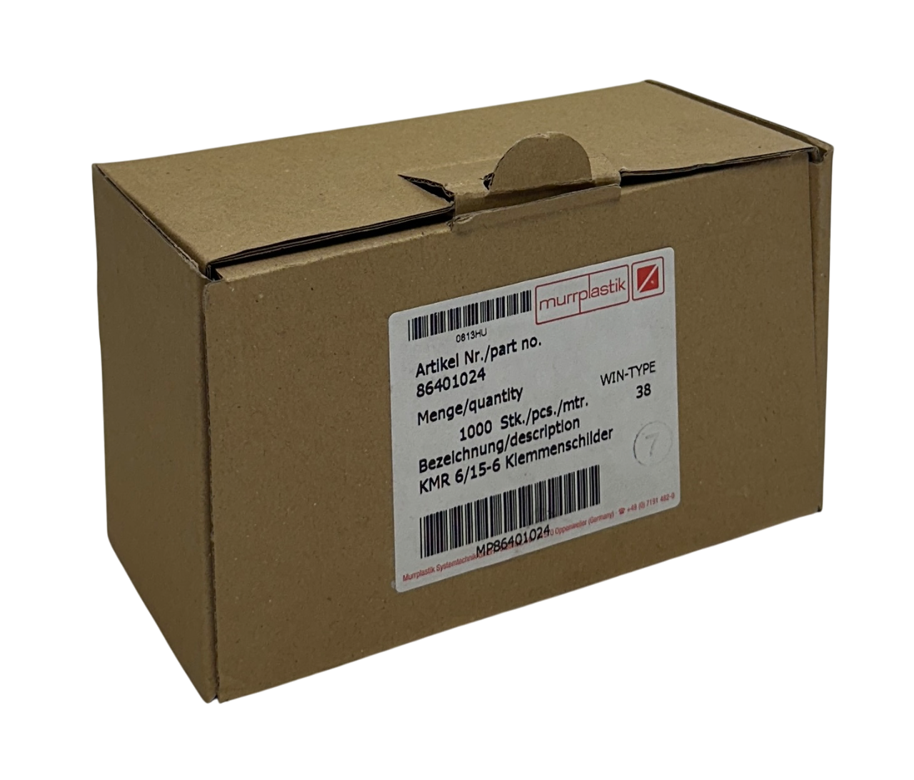 Used 792 MURRPLASTIK 86401024 / MP86401024 / KMR 6/15-6 TERMINAL LABELS OEM NSMP
