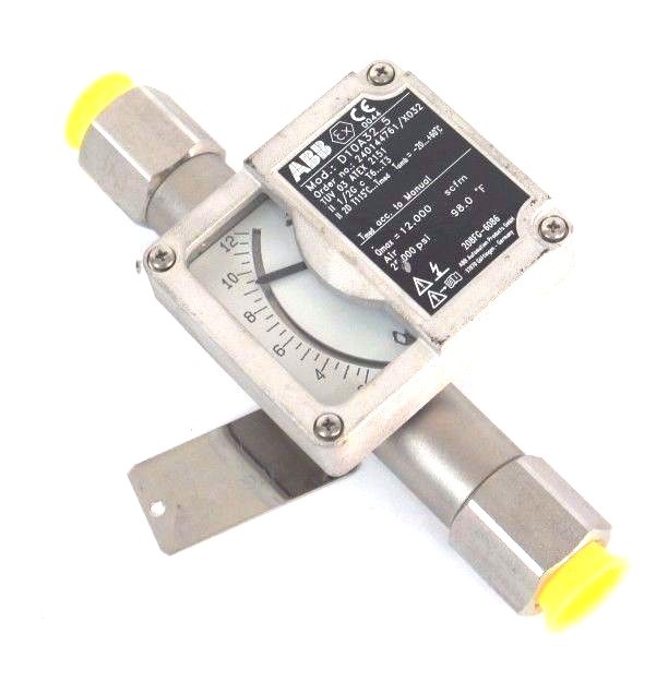 Used NEW ABB D10A32-5 FLOWMETER 1/2" NPT ORDER NO. 240144761/X032 D10A325