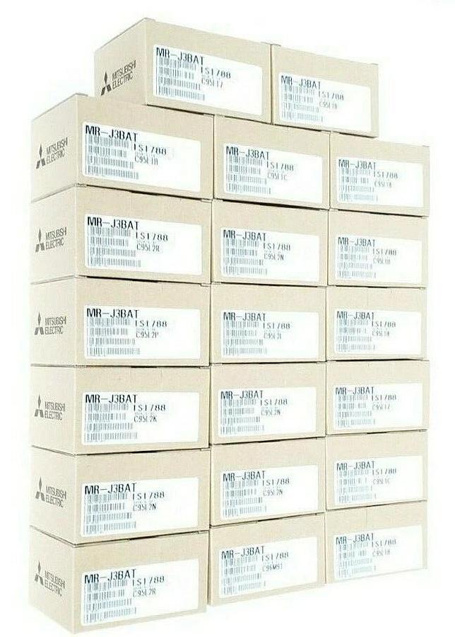 Used LOT OF 20 NIB MITSUBISHI MR-J3BAT MELSERVO PLC BATTERIES 3.6V 2000mAh MRJ3BAT