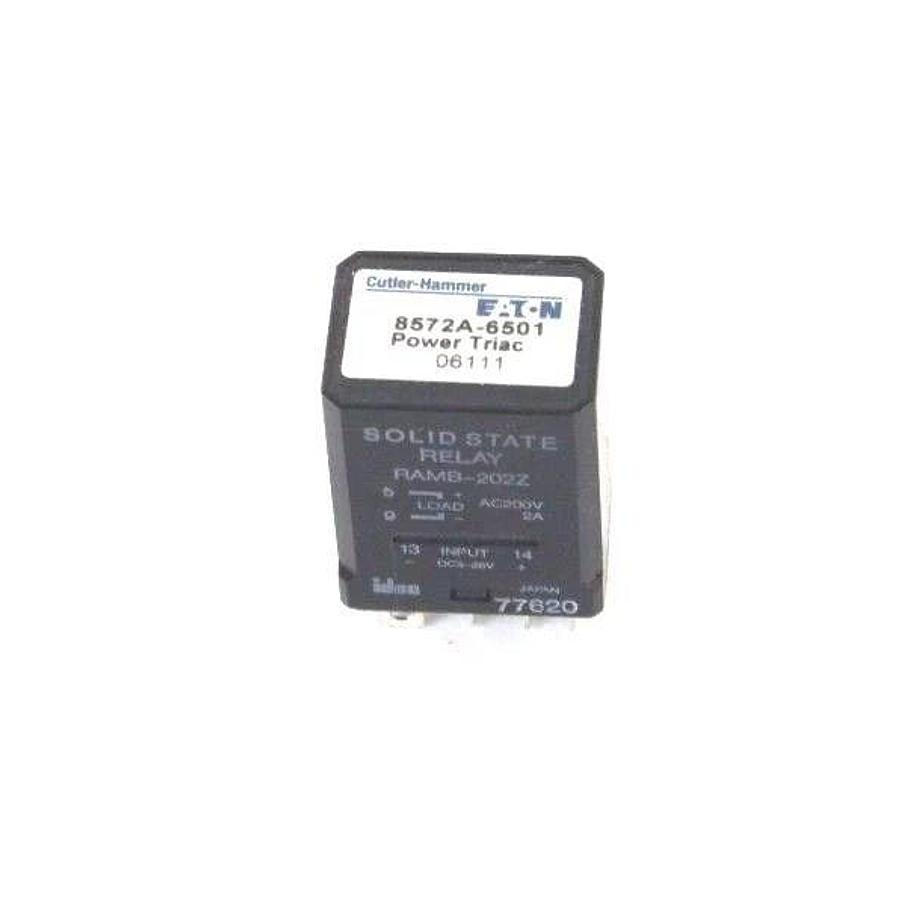 Used NIB CUTLER HAMMER 8572A-6501 SERIES A POWER TRIAC OUTPUT DEVICE RAMB-202Z