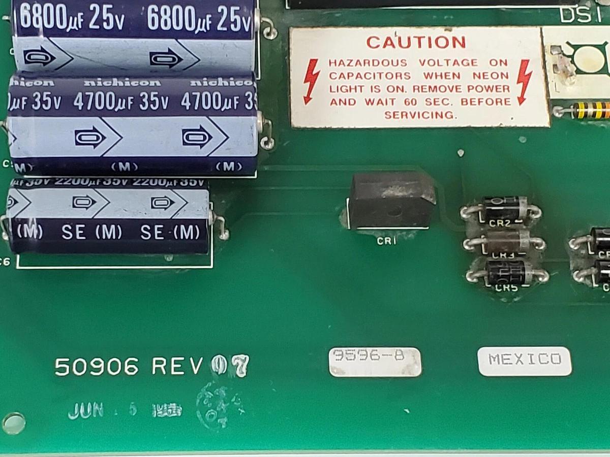 Used ALLEN BRADLEY 50906 POWER DISTRIBUTION BOARD REV. 7