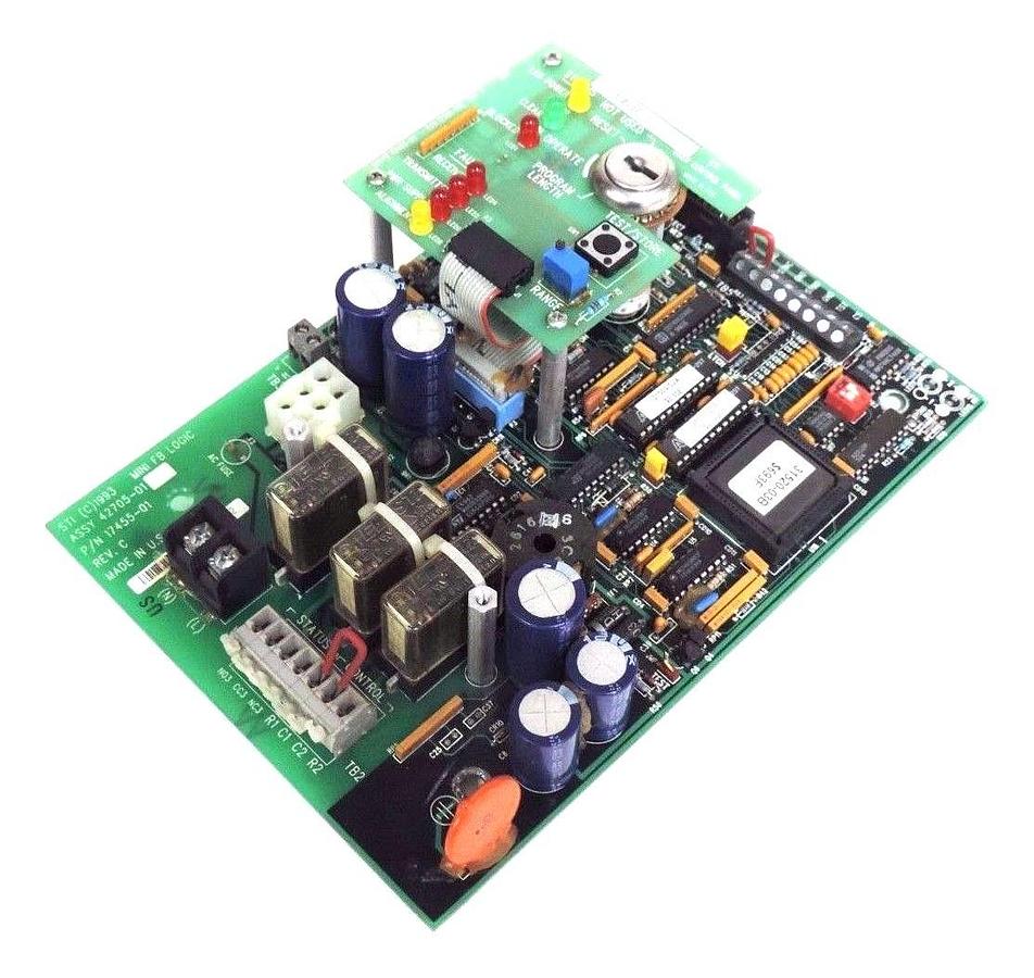 Used STI 17455-01 MINI FB LOGIC BOARD REV. C, 42705-01 W/ 17389-01B REV. A CONTROL