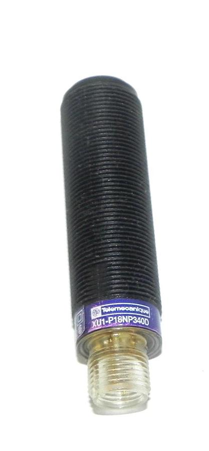 Used TELEMECANIQUE XU1-P18NP340D THRU-BEAM SENSOR XU1P18NP340D Ue: 12...24V