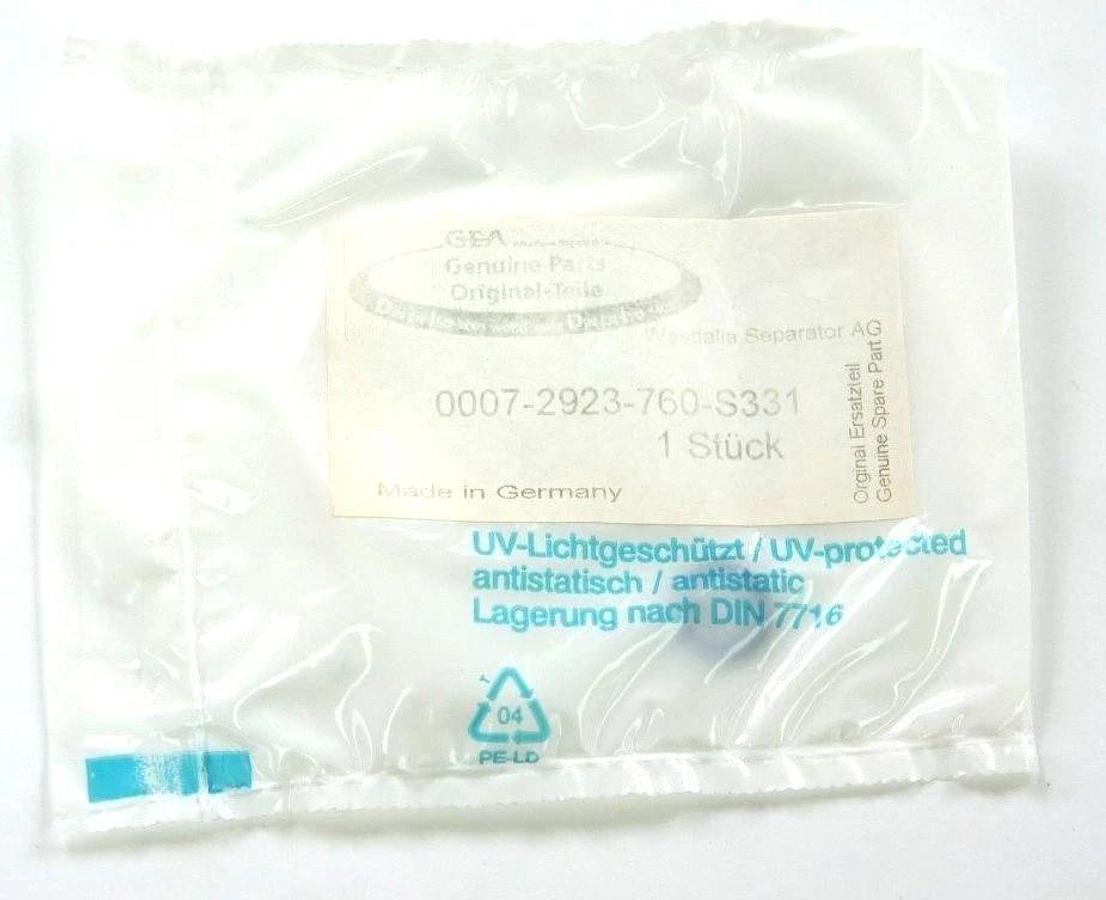 Used NIB WESTFALIA 0007-2923-760-S331 GASKET SEAL 00072923760S331