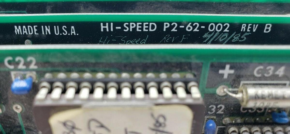 Used HI-SPEED A-2-65-945 D WEIGHT FEEDBACK MODULE P2-62-002 P2-63-004 P2-64-010