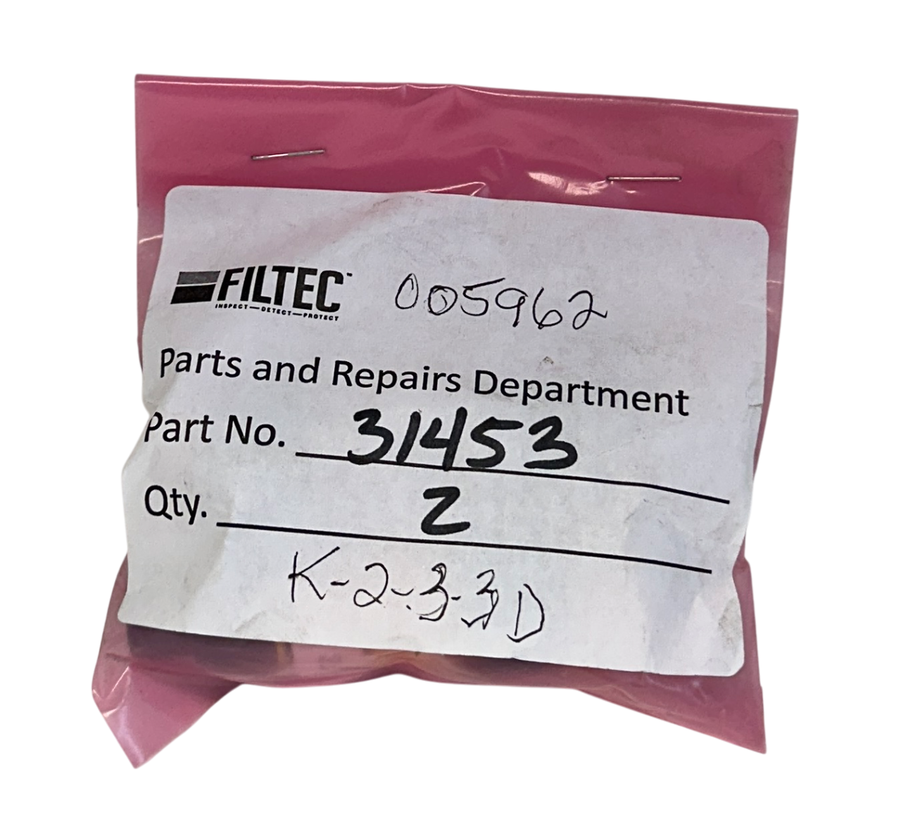 Used 2 FILTEC 31453 OEM REPLACEMENT PHOTOELECTRIC SENSORS NSMP