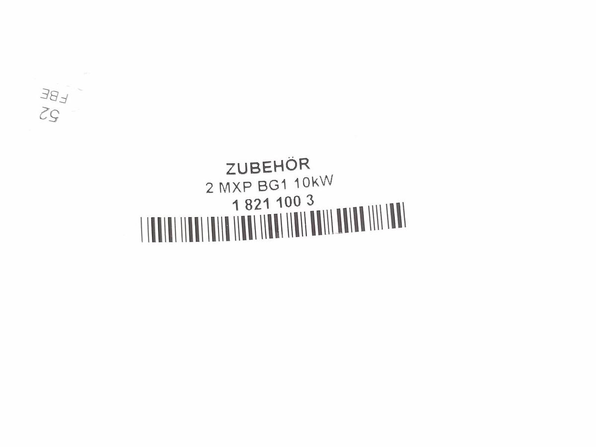 NEW ZUBEHOR 2 MXP BG1 10KW KIT 1 821 100 3