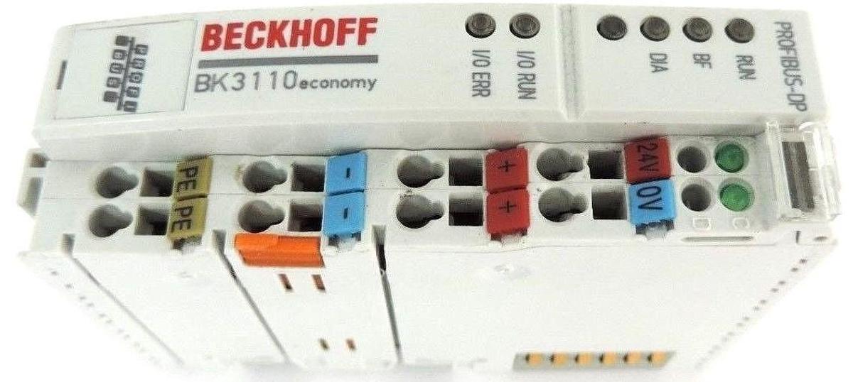 Used BECKHOFF BK3110 PROFIBUS COUPLER 24VDC
