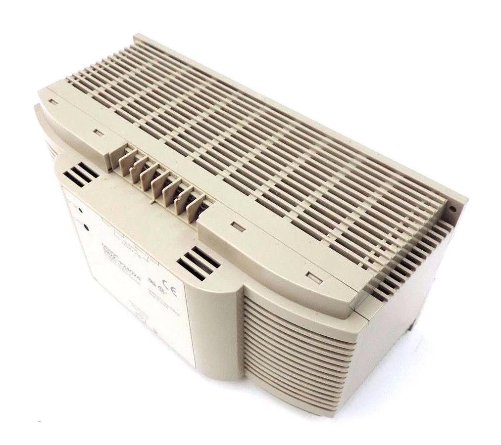 Used OMRON S82K-P24024 POWER SUPPLY 50/60HZ, 100/230VAC, 4A, 24VDC, S82KP24024