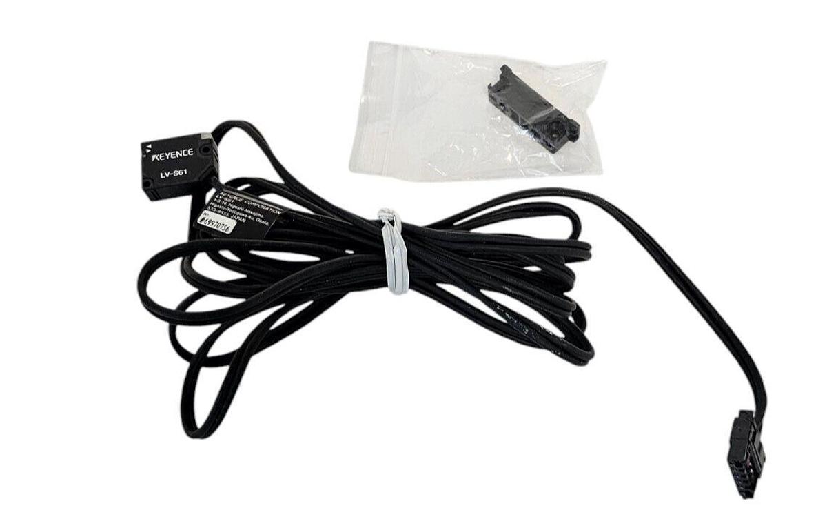 NEW KEYENCE LV-S61 PHOTOELETRIC SENSOR LVS61 NSNP