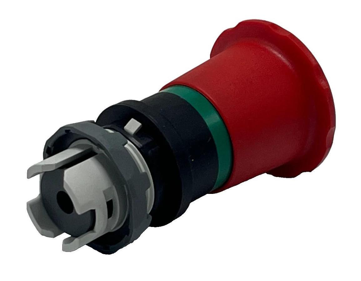 LOT OF 2 ABB 1SFA611523R1001 MPET4-10R Emergency Stop Button 40mm Red Mushroom