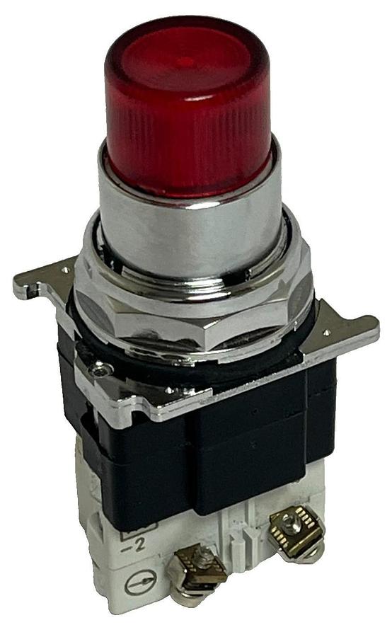 Eaton 10250T235NC21 Red PresTest Pilot Light | 30mm NEMA 4X/13 | 24V AC/DC, NSNP