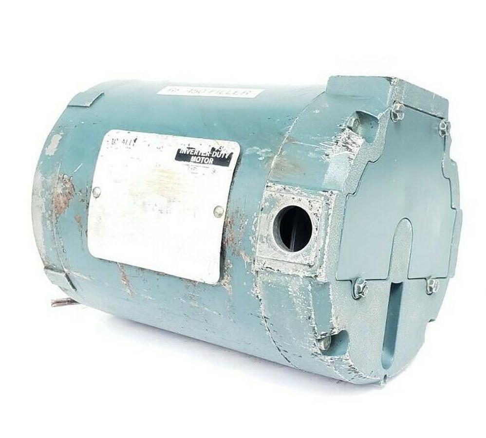 Used ALLEN-BRADLEY ENP56X1337T-KG BULLETIN 1329 INVERTER DUTY AC MOTOR 3/4HP 1725RPM