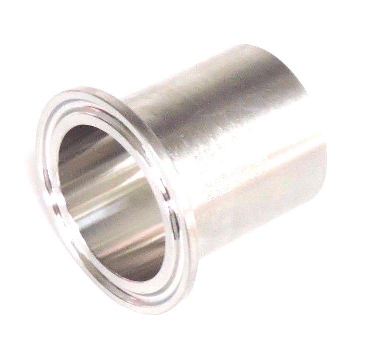 Used LOT OF 2 NEW SPX ASME BPE-SF1 316L 1.5" STAINLESS TUBE FITTINGS WCB-FP