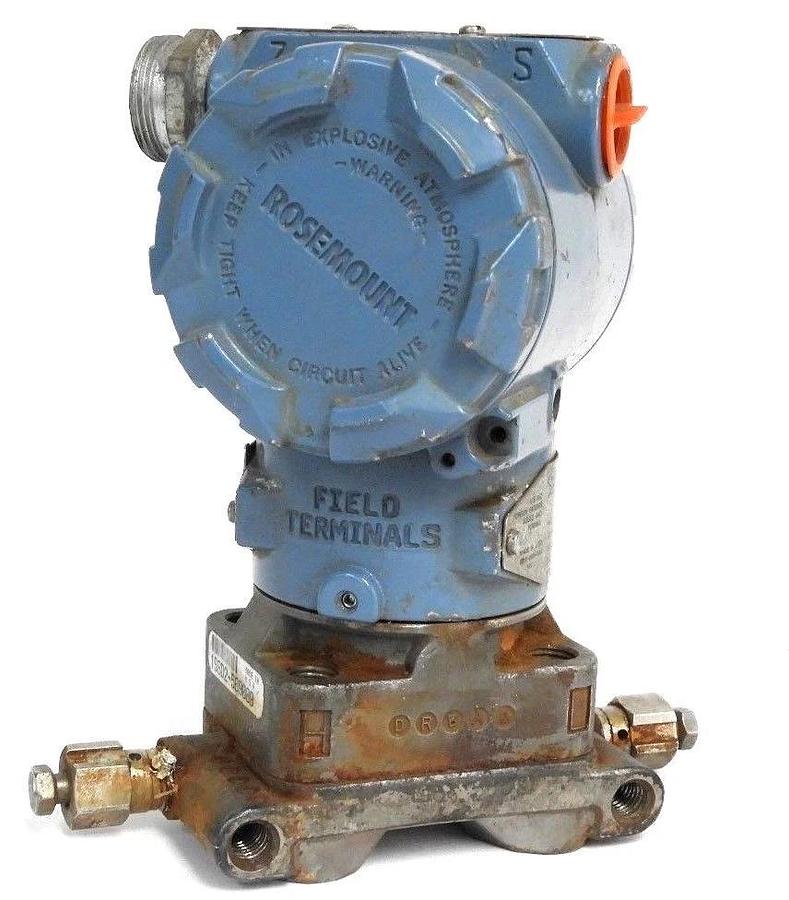 Used ROSEMOUNT 3051CD2A52A1AE5 SMART FAMILY HART TRANSMITTER 10.5-55 VDC