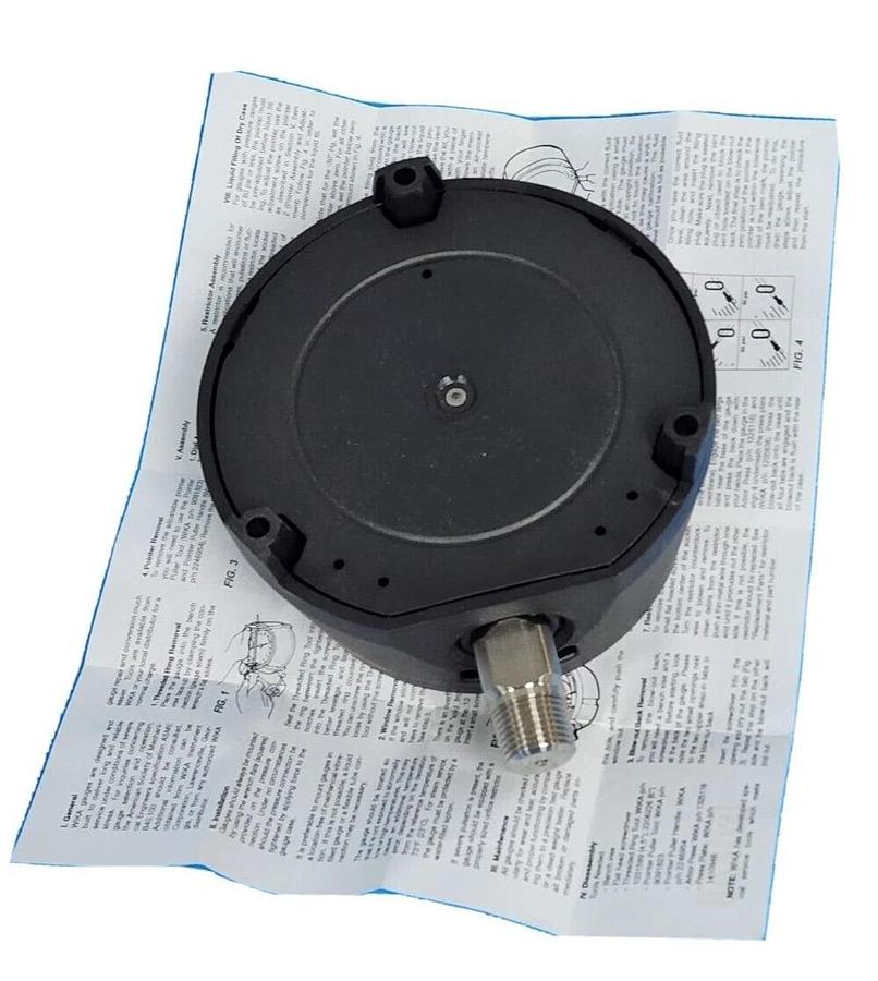 Used NEW WIKA 233.34 4.5'' / 2333445 PRESSURE GAUGE 60PSI 1/2''NPT 9834006