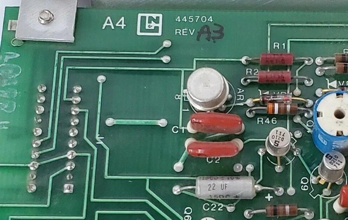 Used LEEDS & NORTHRUP 445704 CIRCUIT BOARD REV. A3