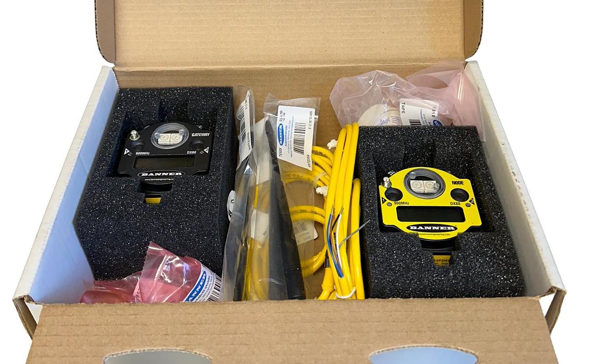 Used NEW BANNER DX80K9S6MP2 / 77406 DX80 SURECROSS KIT NODE/GATEWAY 900MHz NSMP