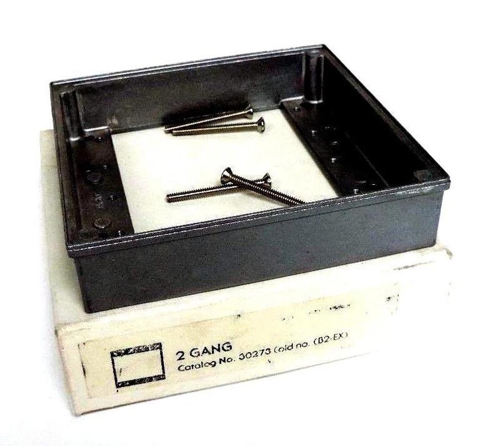 NIB 2 GANG 30273 OUTLET BOX EXTENTION OLD # B2-EX