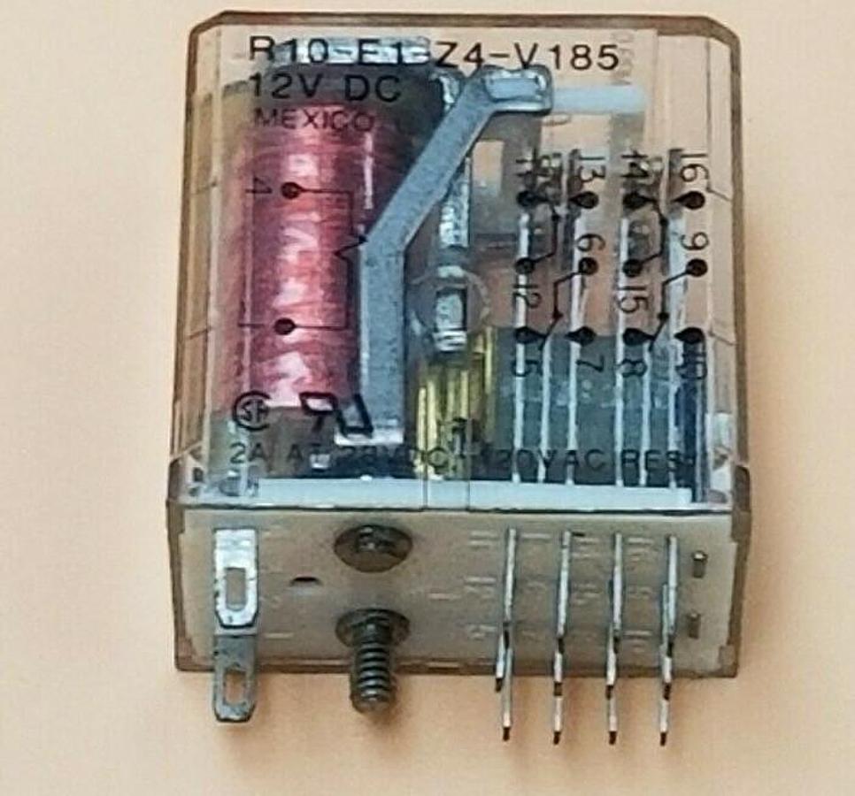 Used NEW POTTER & BRUMFIELD R10-E1-Z4-V185 12V DC RELAY R10E1Z4V185