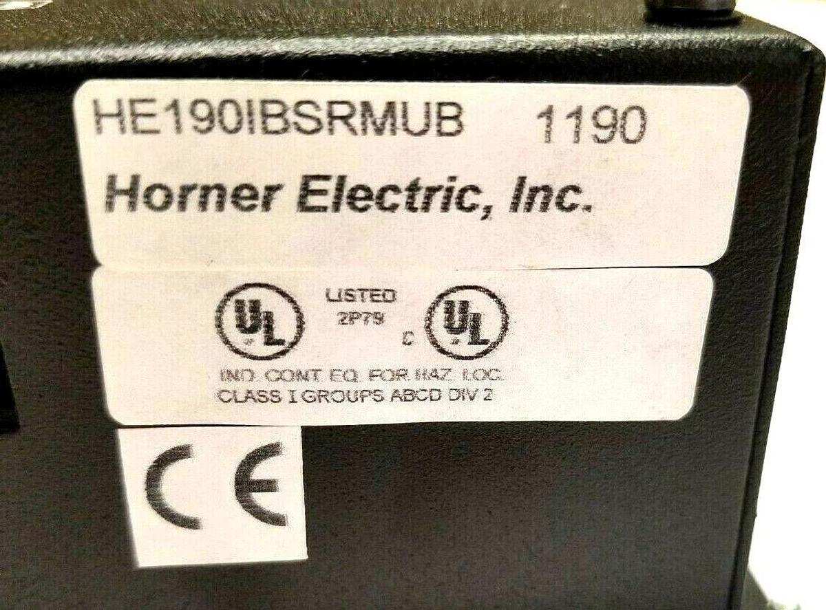 NEW HORNER ELECTRIC HE190IBSRMUB REMOTE MESSAGE UNIT 24VDC RS-485
