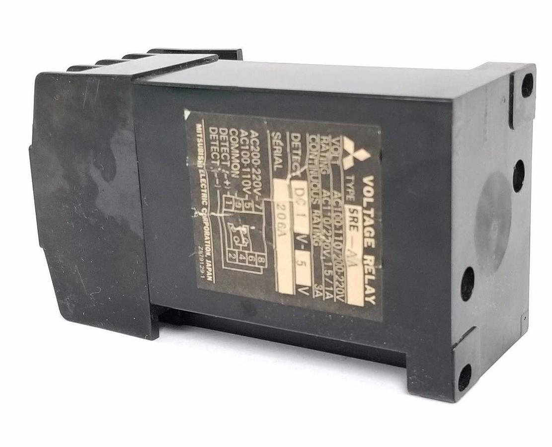 Used MITSUBISHI ELECTRIC SRE-AA VOLTAGE RELAY SREAA