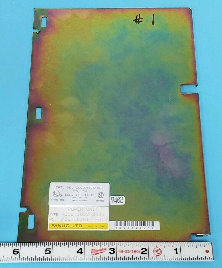 Used FANUC IC697PWR710B BASE PLATE FOR POWER UNIT A20B-1002-0680