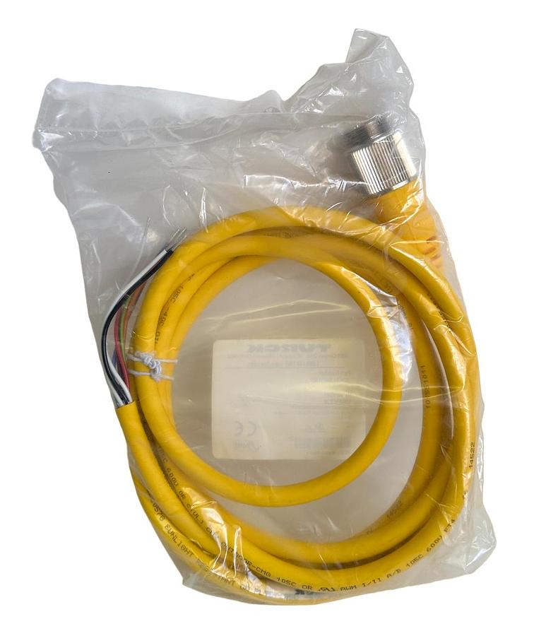 NEW TURCK RSM 86-3M/S1587 / RSM863MS1587 MINI SINGLE-ENDED CORDSET 3M 100036238