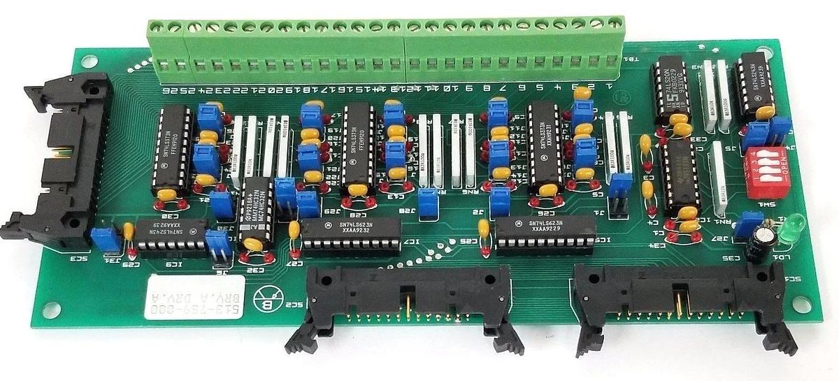 Used BURTON 513-759-000 CIRCUIT BOARD BRV. A DRV. A, 413-287-000