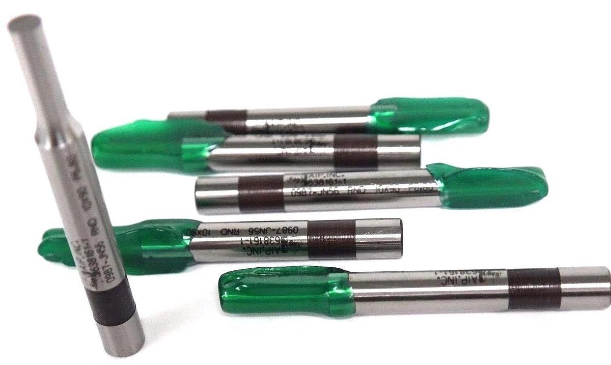 Used NIB AIP INC. 638161-1 PUNCH 0987-JN56 RND 10X90 P6.80, H10-RP - LOT OF 6