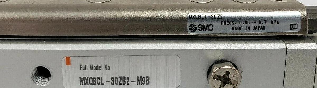 NEW SMC MXQ8CL-30ZB2-M9B CYLINDER, SLIDE TABLE, WITH AUTO SWITCH MXQ8CL30ZB2M9