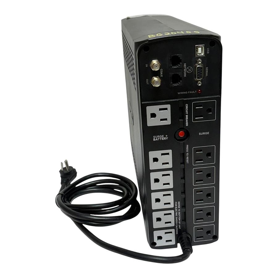 Used CyberPower CP1500AVRLCDa Intelligent LCD UPS Battery Backup 1500VA 900W AVR 12-O